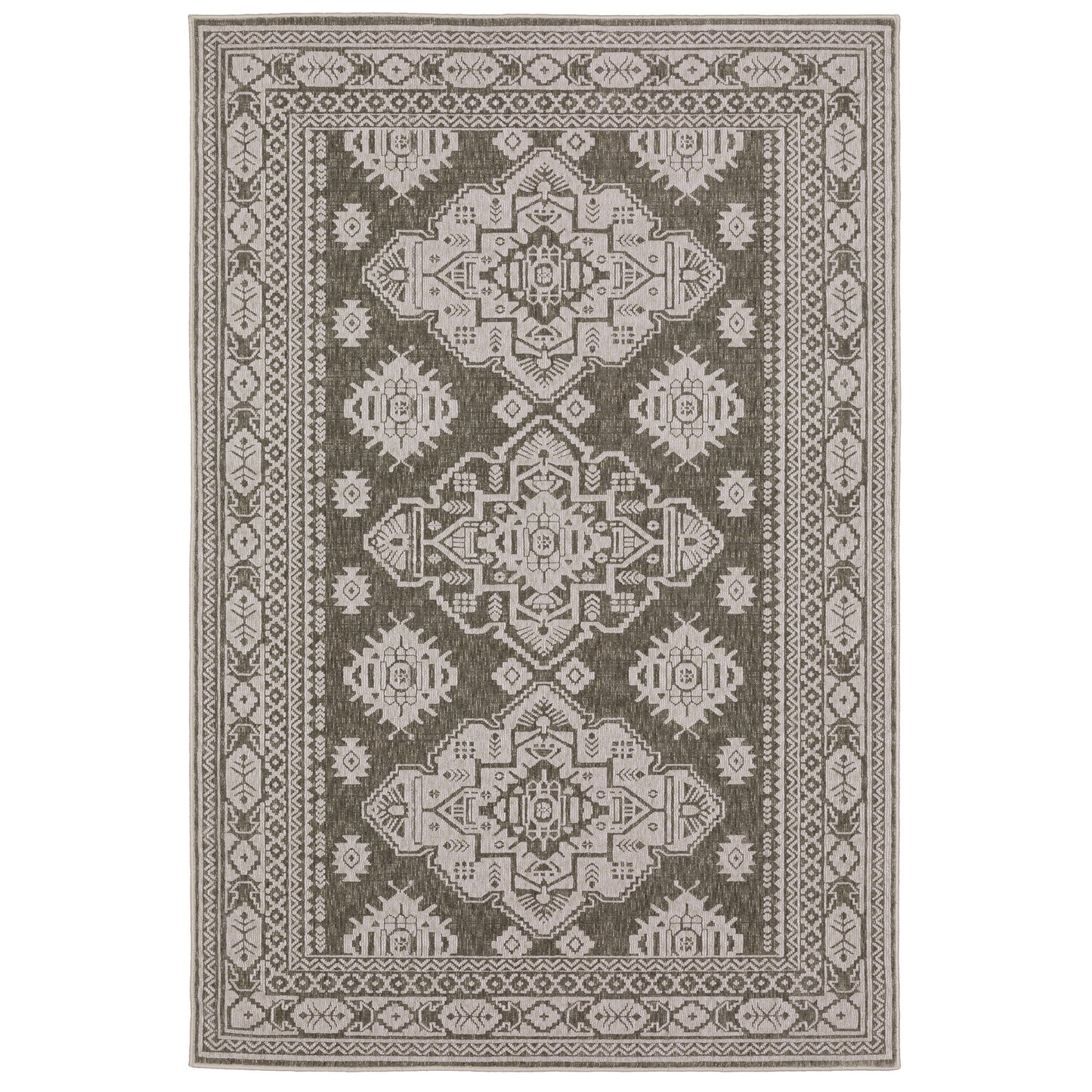 Oriental Weavers Intrigue  Grey Grey Traditional