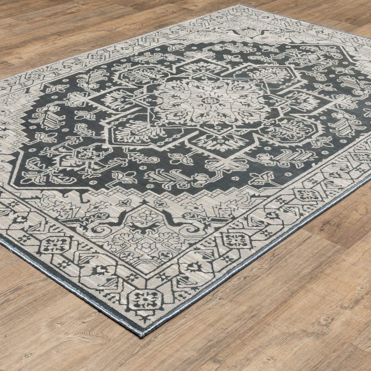 Oriental Weavers Intrigue  Blue Grey Traditional