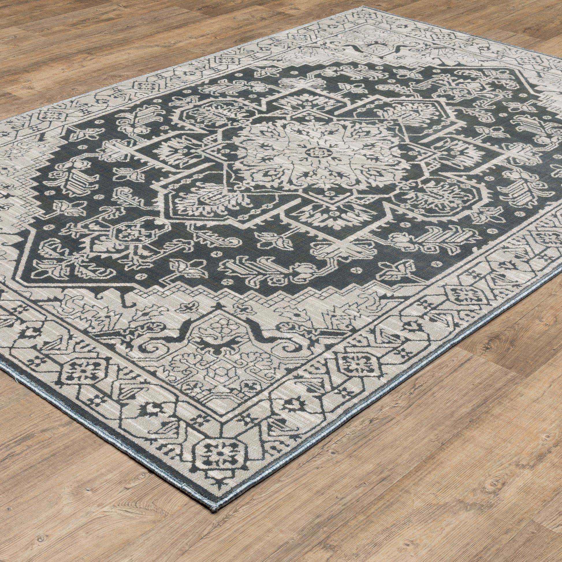 Oriental Weavers Intrigue  Blue Grey Traditional