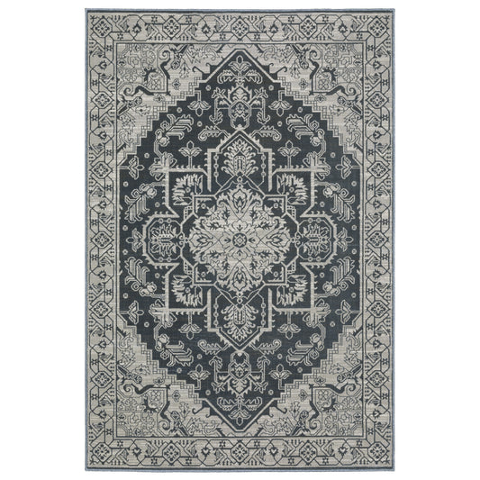 Oriental Weavers Intrigue  Blue Grey Traditional
