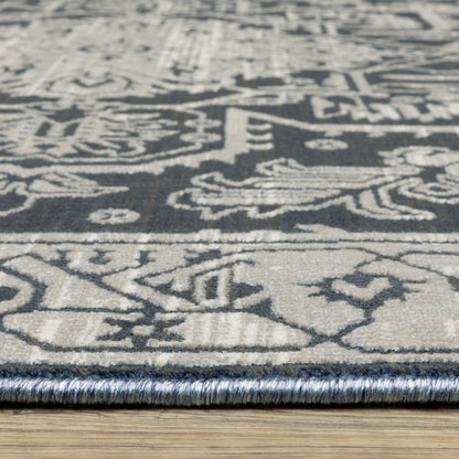 Oriental Weavers Intrigue  Blue Grey Traditional