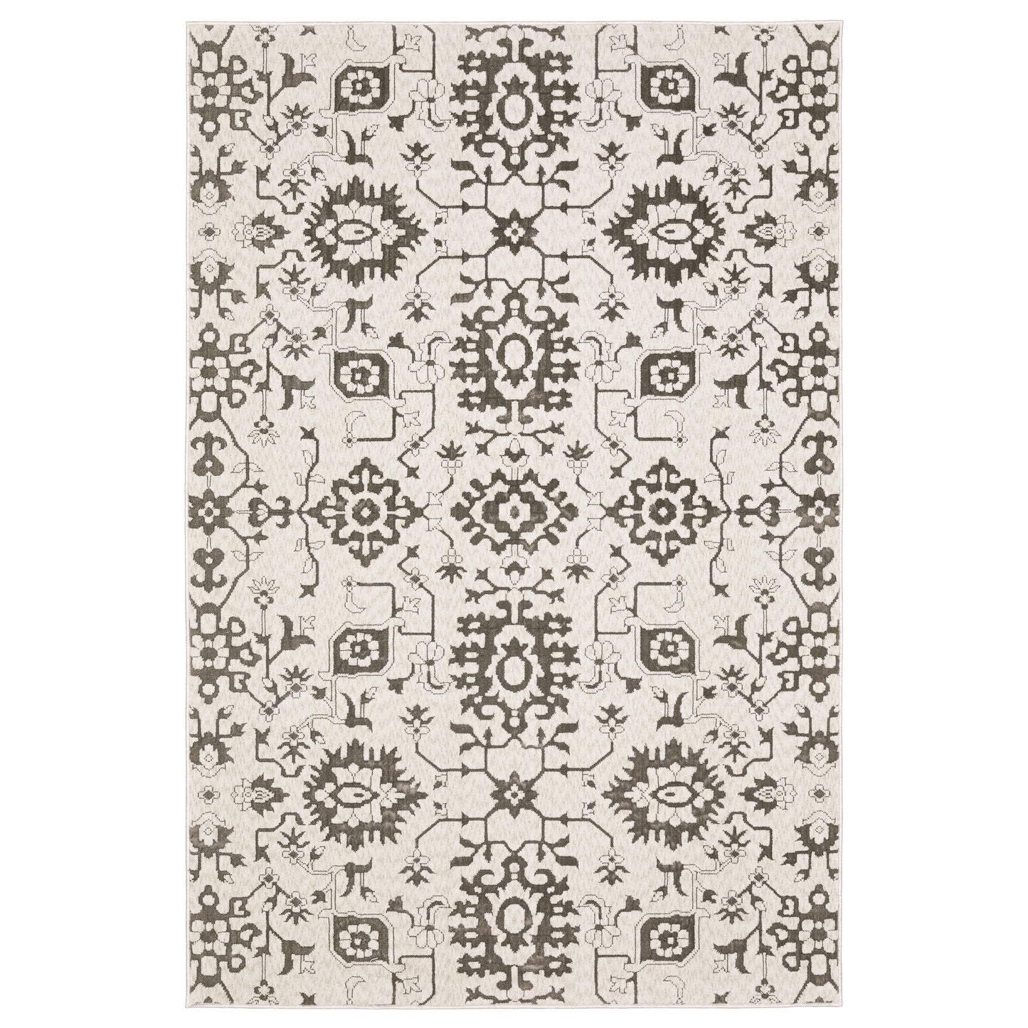 Oriental Weavers Intrigue  Ivory Grey Traditional