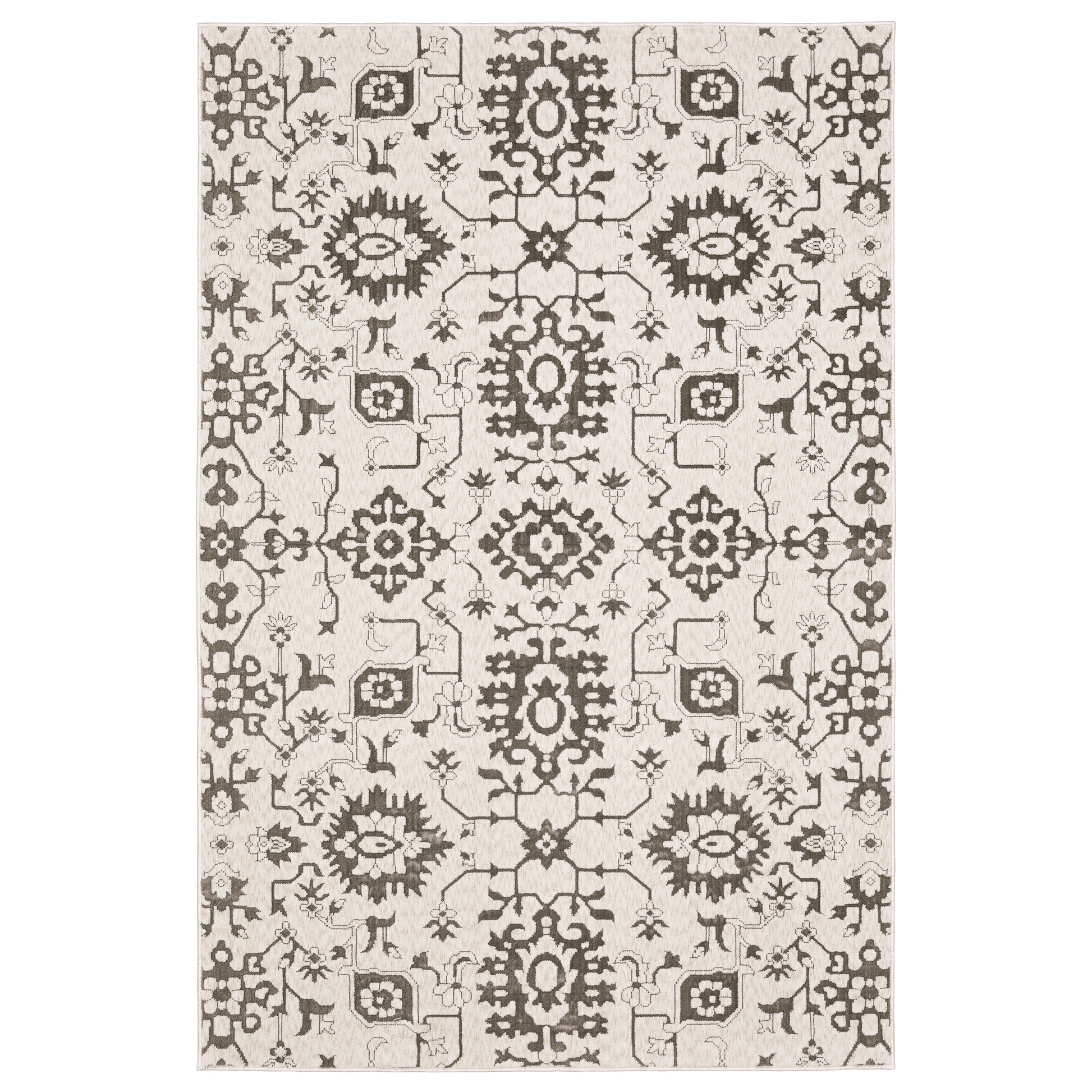 Oriental Weavers Intrigue  Ivory Grey Traditional