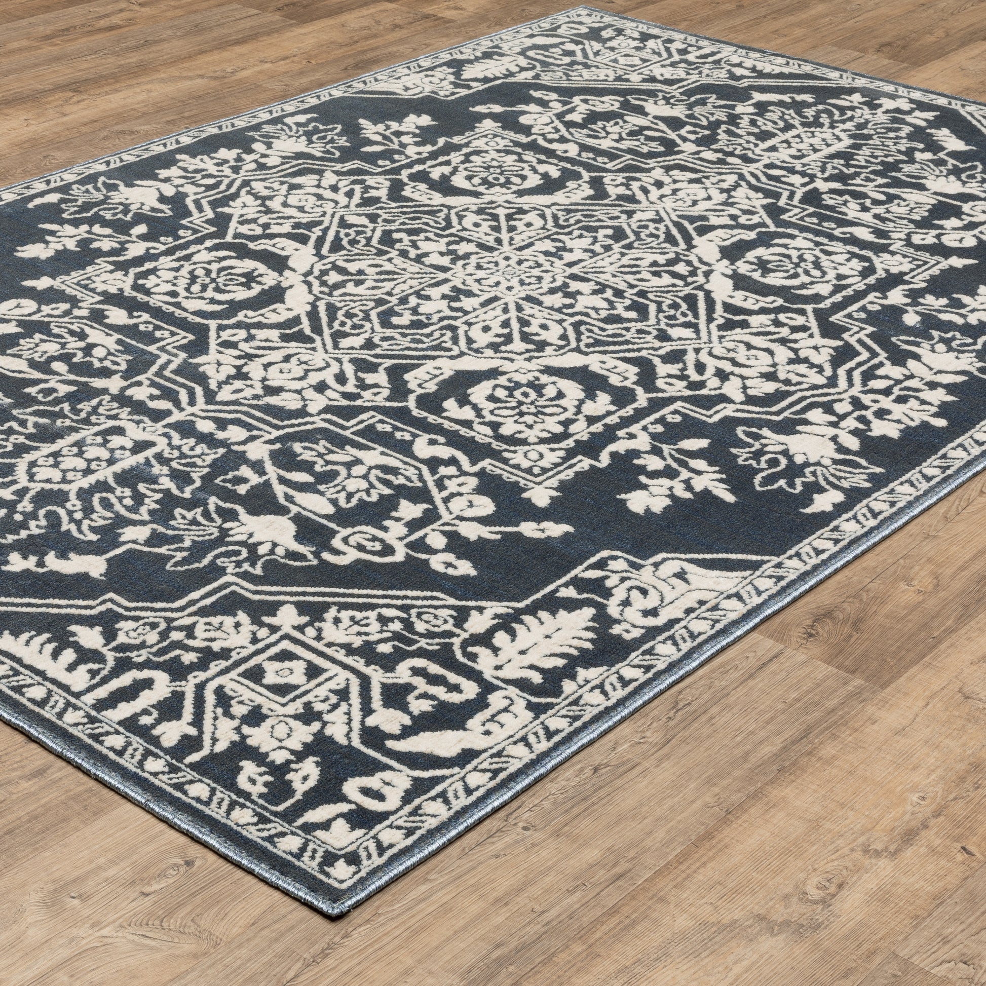 Oriental Weavers Intrigue  Blue Ivory Traditional