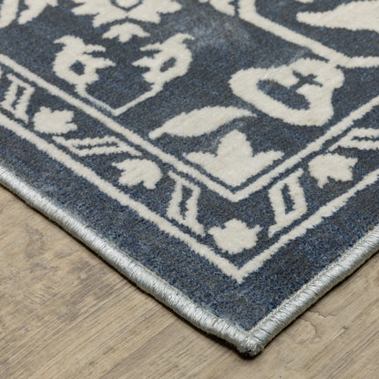 Oriental Weavers Intrigue  Blue Ivory Traditional