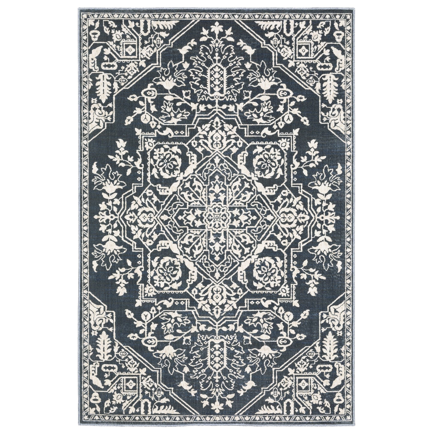 Oriental Weavers Intrigue  Blue Ivory Traditional