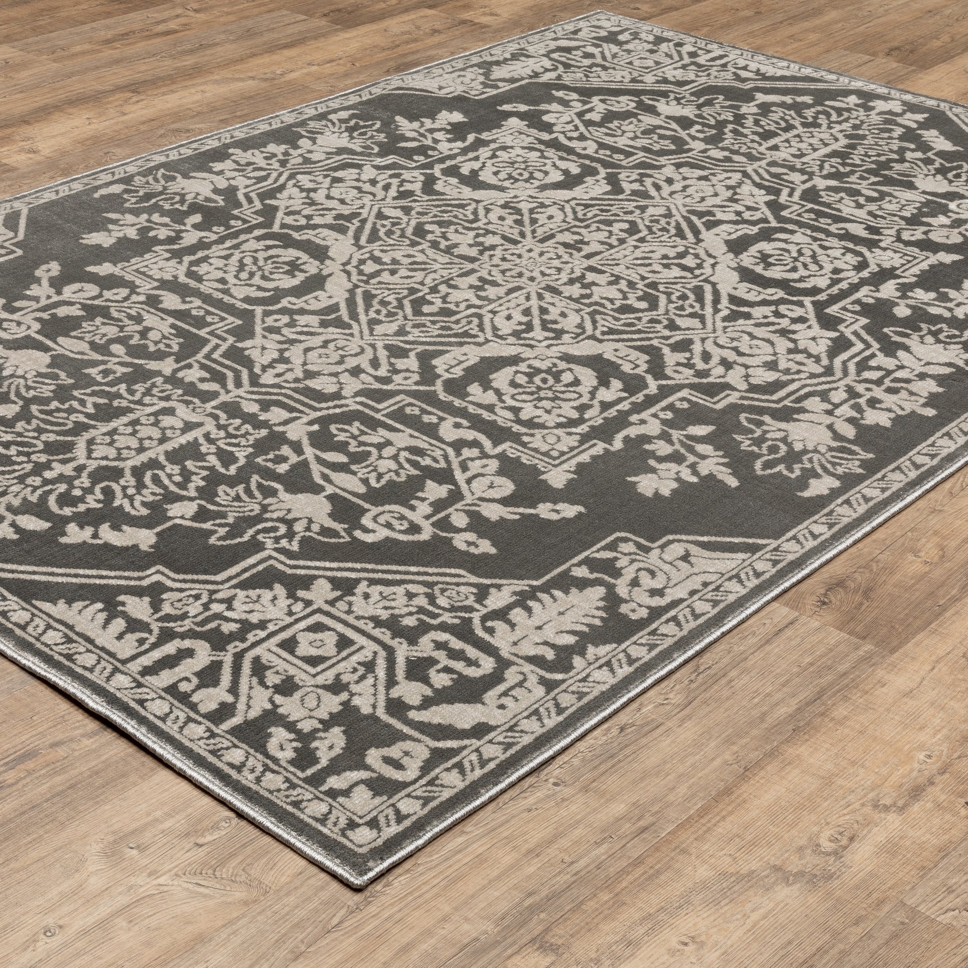 Oriental Weavers Intrigue  Grey Light Grey Traditional