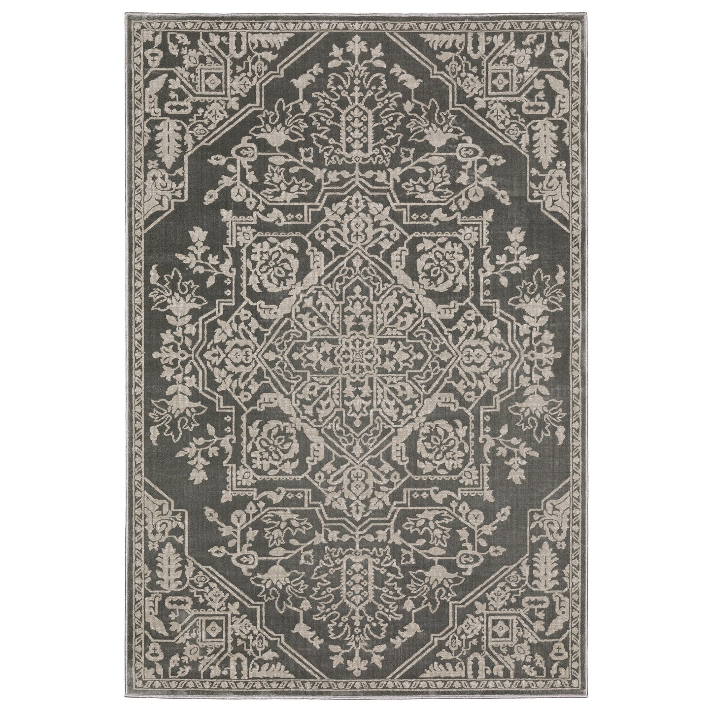 Oriental Weavers Intrigue  Grey Light Grey Traditional