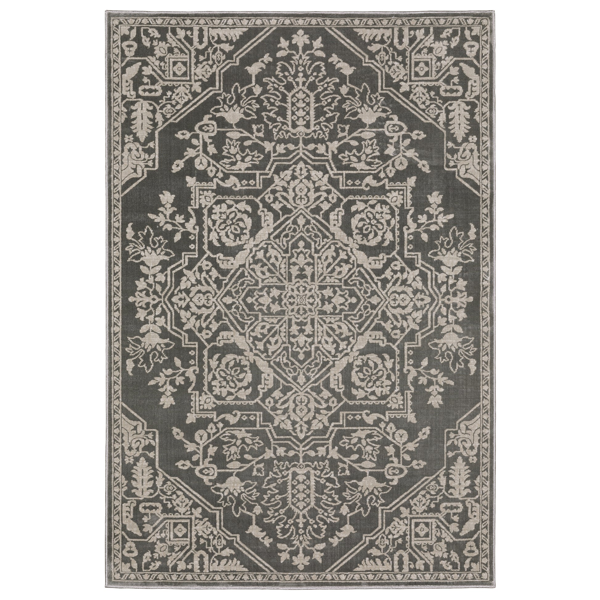Oriental Weavers Intrigue  Grey Light Grey Traditional