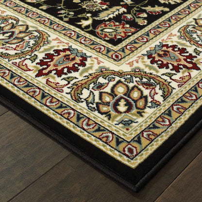 Oriental Weavers Kashan  Black Ivory Traditional