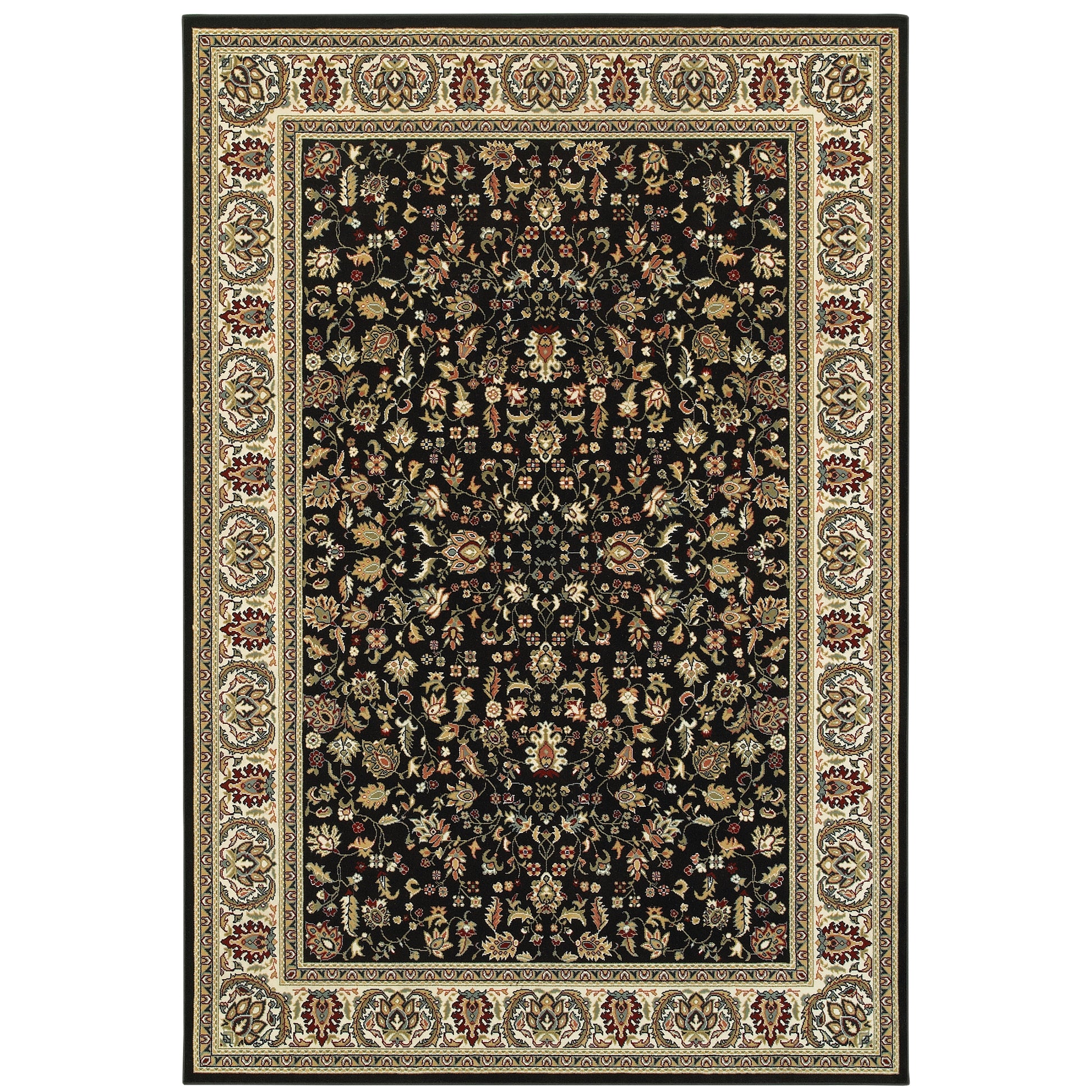 Oriental Weavers Kashan  Black Ivory Traditional