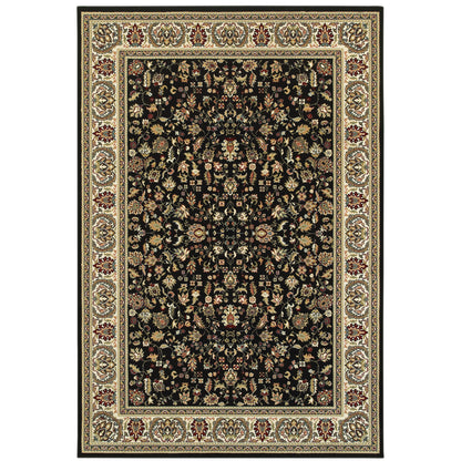 Oriental Weavers Kashan  Black Ivory Traditional