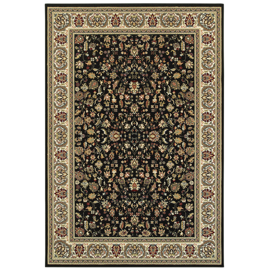 Oriental Weavers Kashan  Black Ivory Traditional