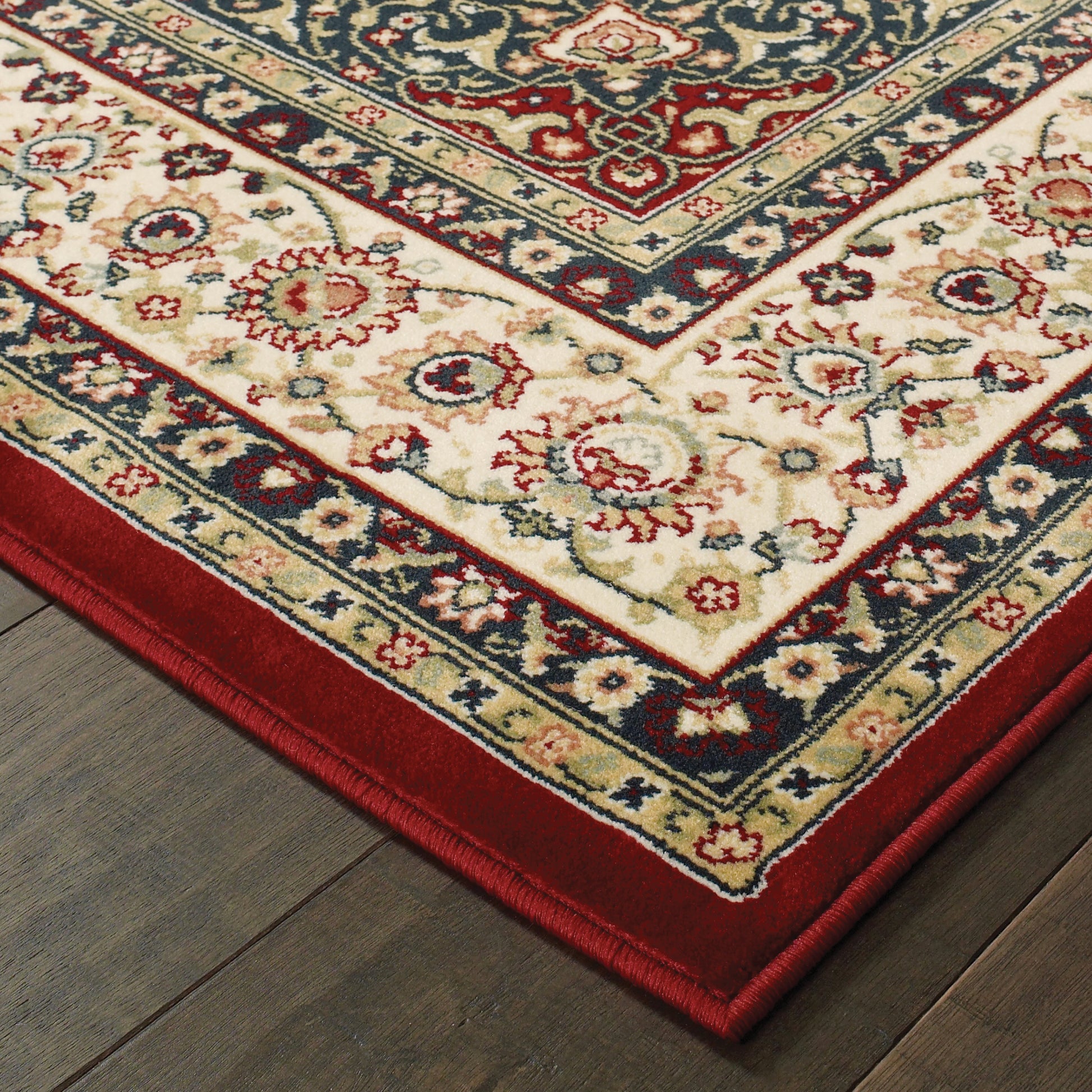 Oriental Weavers Kashan  Red Ivory Traditional