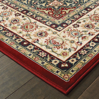 Oriental Weavers Kashan  Red Ivory Traditional
