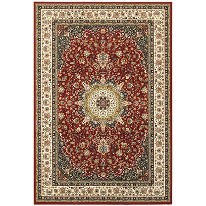 Oriental Weavers Kashan  Red Ivory Traditional