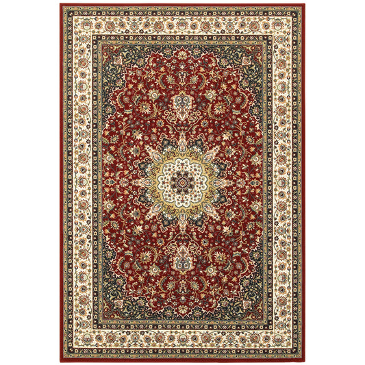 Oriental Weavers Kashan  Red Ivory Traditional