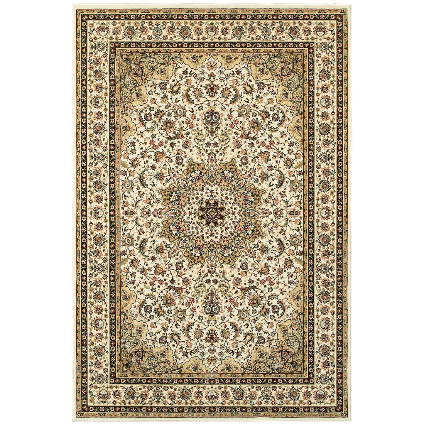Oriental Weavers Kashan  Ivory Beige Traditional