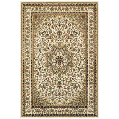 Oriental Weavers Kashan  Ivory Beige Traditional