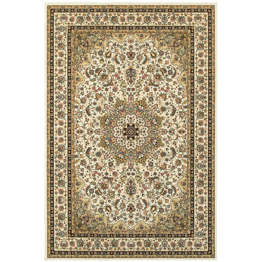 Oriental Weavers Kashan  Ivory Beige Traditional