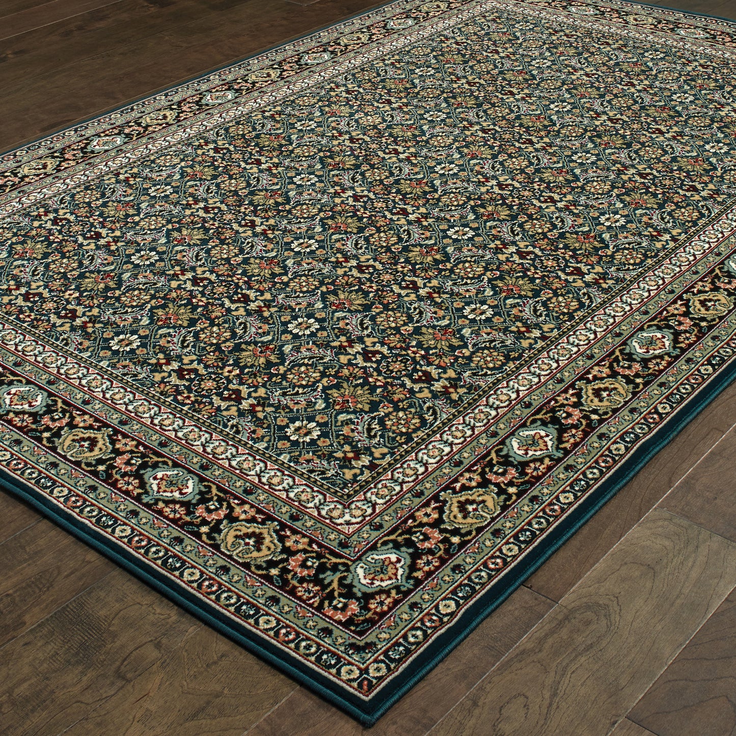 Oriental Weavers Kashan  Navy Multi Traditional
