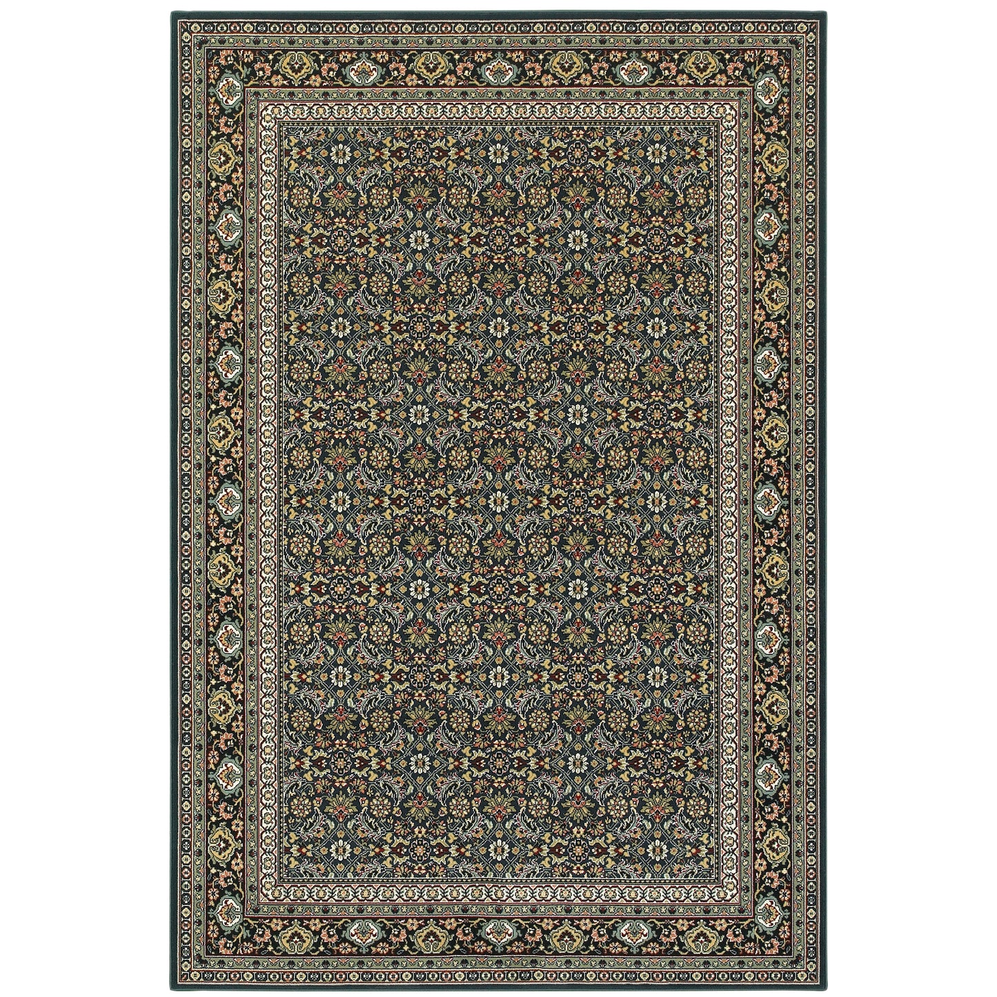 Oriental Weavers Kashan  Navy Multi Traditional