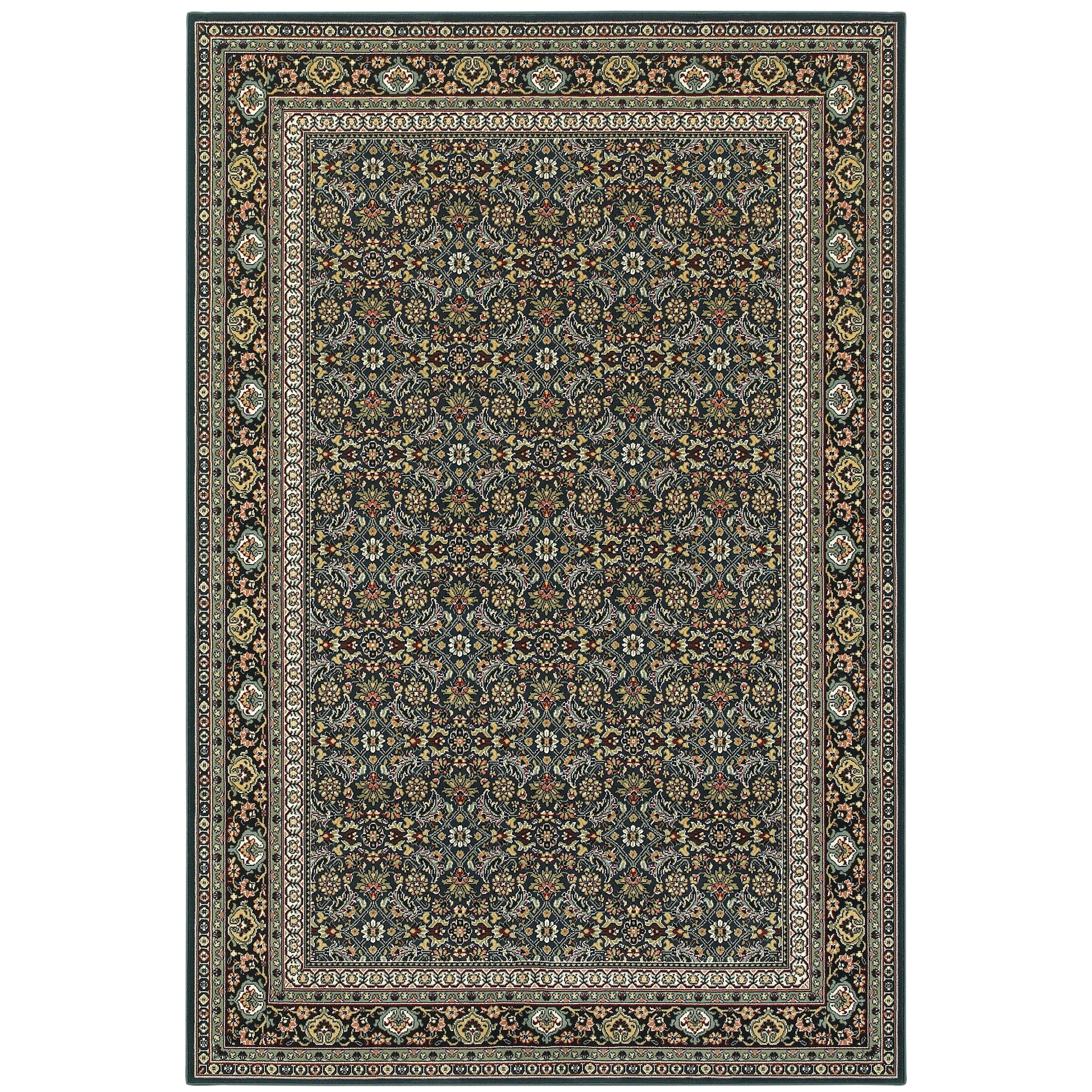 Oriental Weavers Kashan  Navy Multi Traditional
