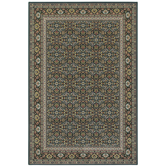 Oriental Weavers Kashan  Navy Multi Traditional