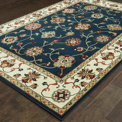 Oriental Weavers Kashan  Navy Ivory Traditional