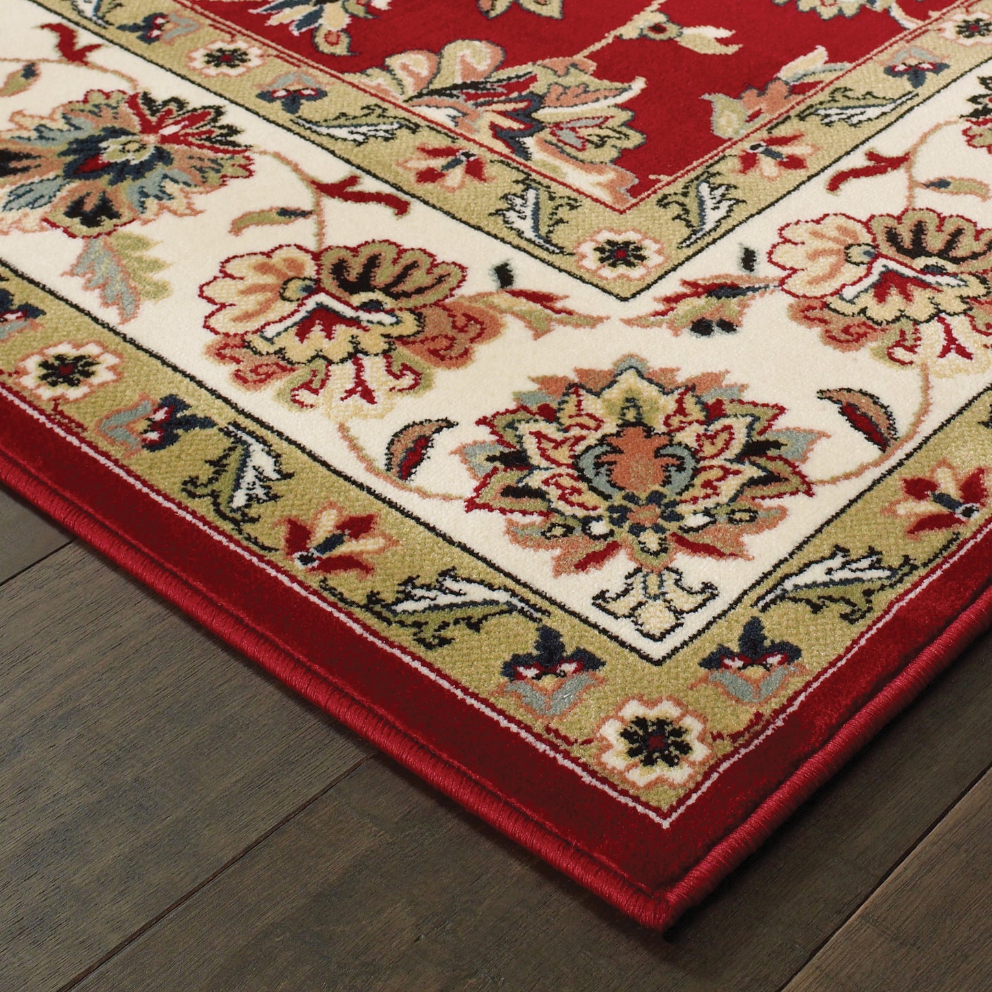 Oriental Weavers Kashan  Red Ivory Traditional