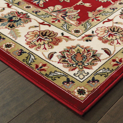 Oriental Weavers Kashan  Red Ivory Traditional