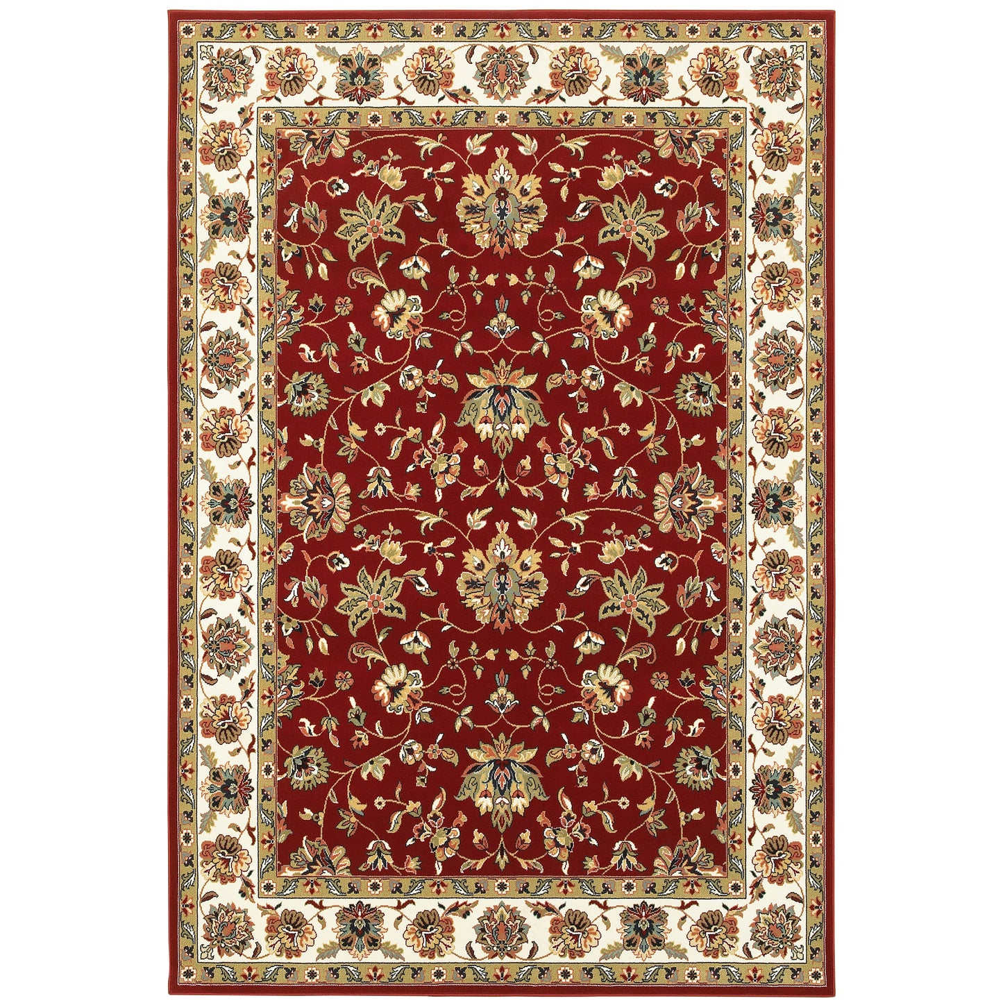Oriental Weavers Kashan  Red Ivory Traditional