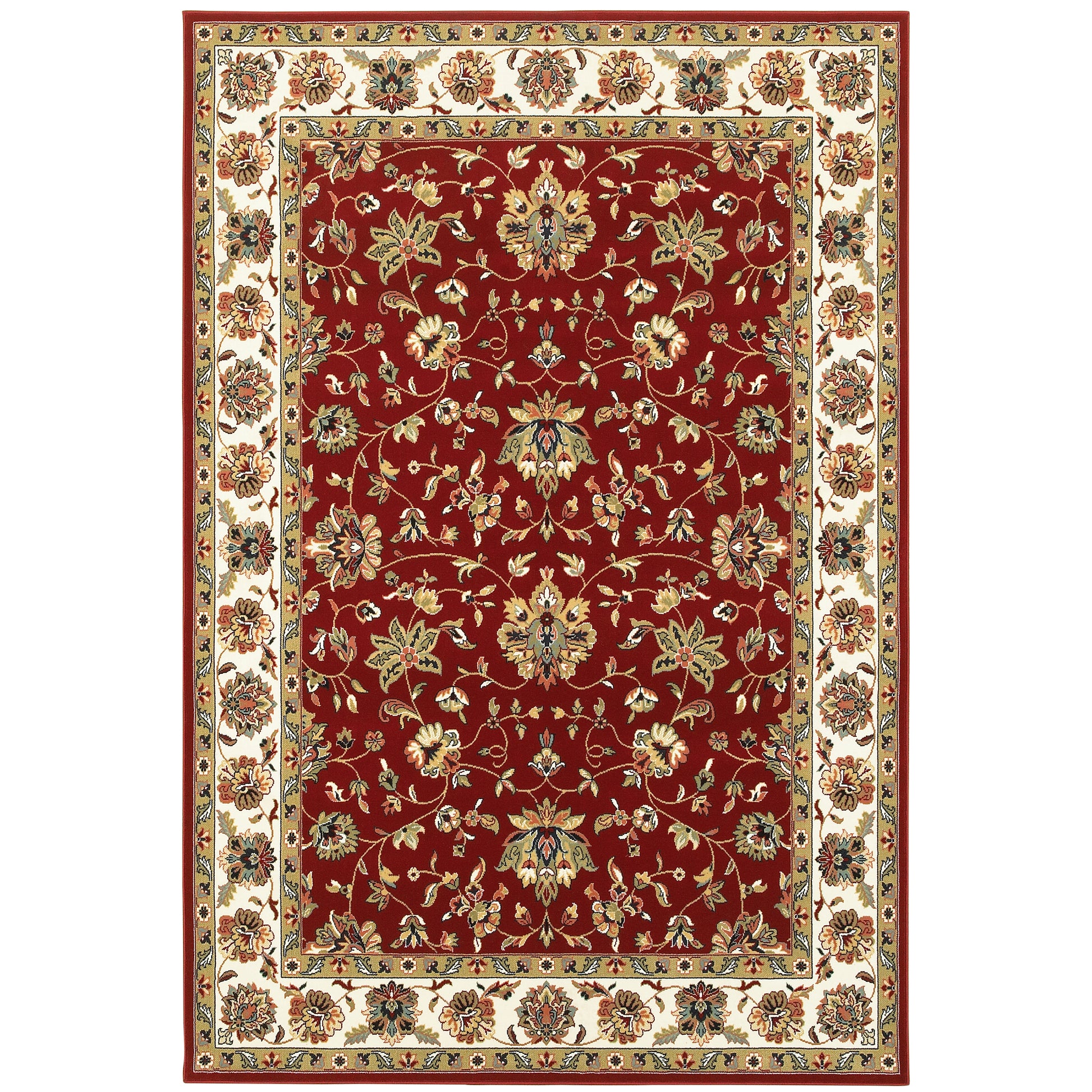 Oriental Weavers Kashan  Red Ivory Traditional