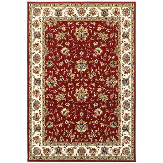 Oriental Weavers Kashan  Red Ivory Traditional