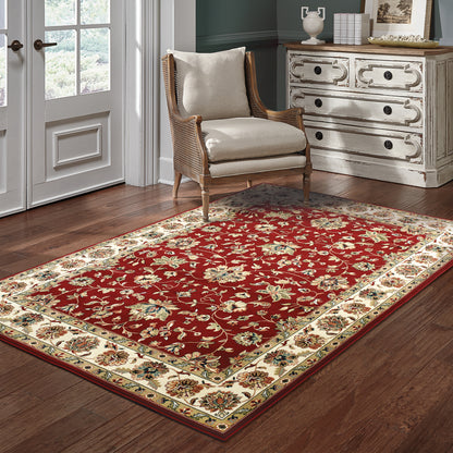 Oriental Weavers Kashan  Red Ivory Traditional