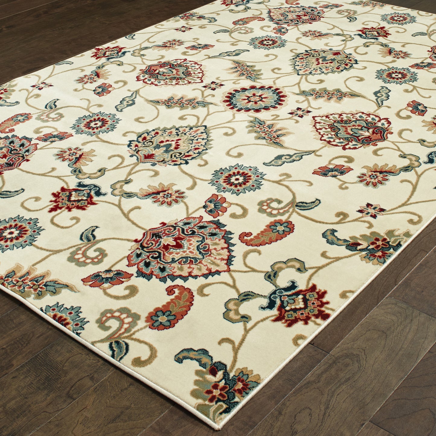 Oriental Weavers Kashan  Ivory Multi Traditional
