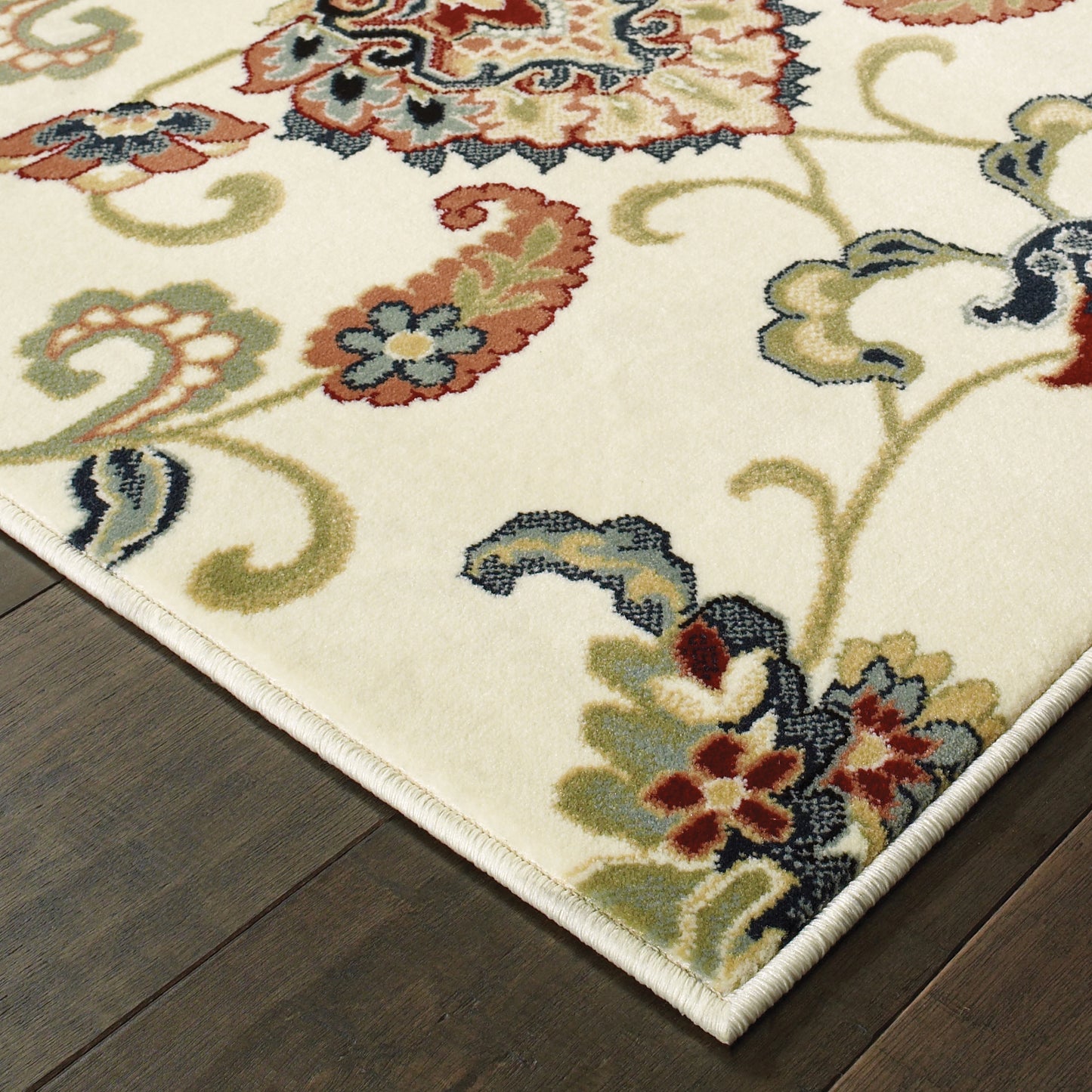 Oriental Weavers Kashan  Ivory Multi Traditional