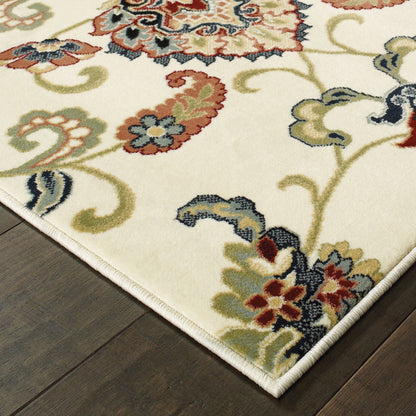 Oriental Weavers Kashan  Ivory Multi Traditional