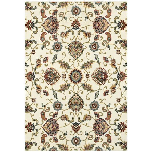 Oriental Weavers Kashan  Ivory Multi Traditional