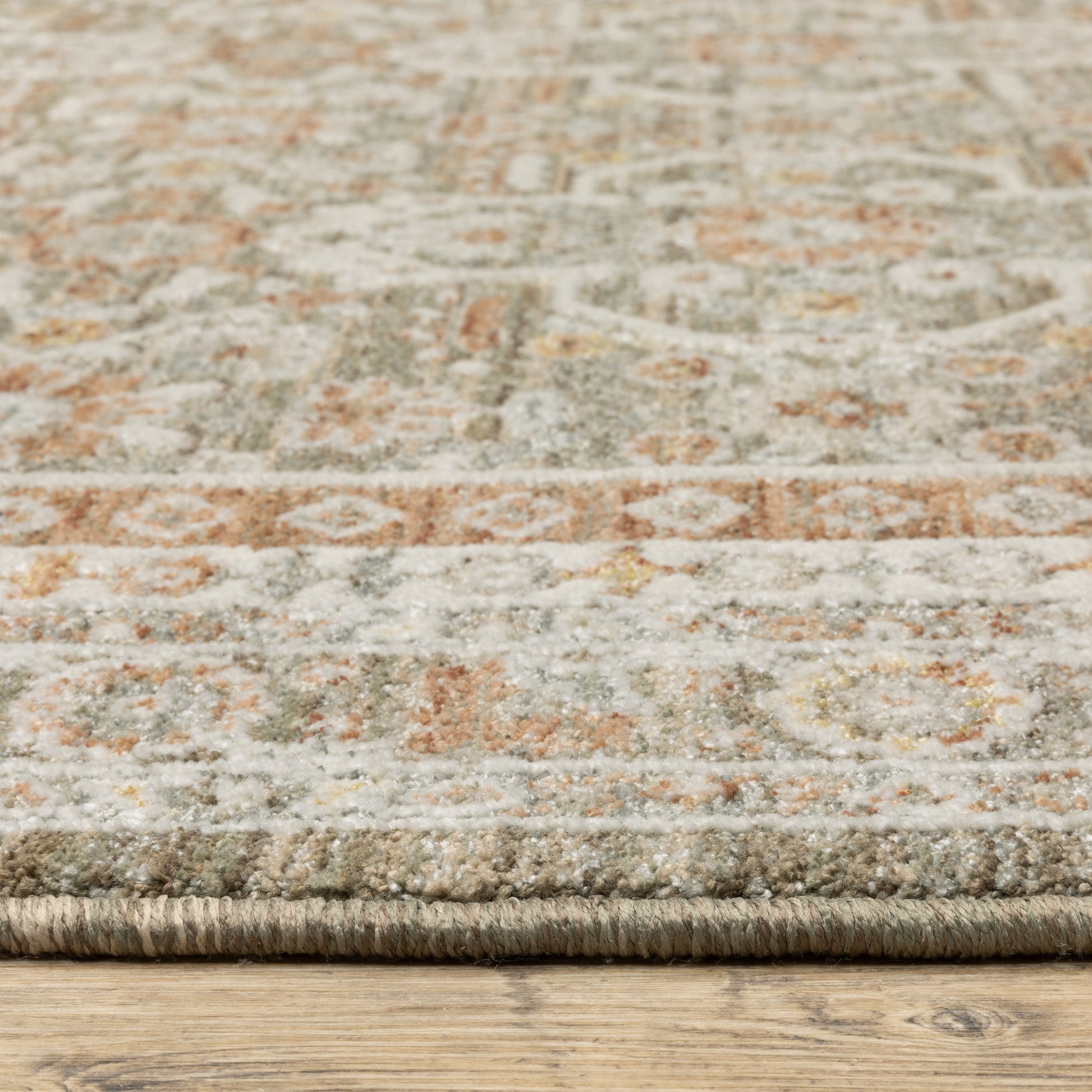 Oriental Weavers Keaton  Rust Green Traditional