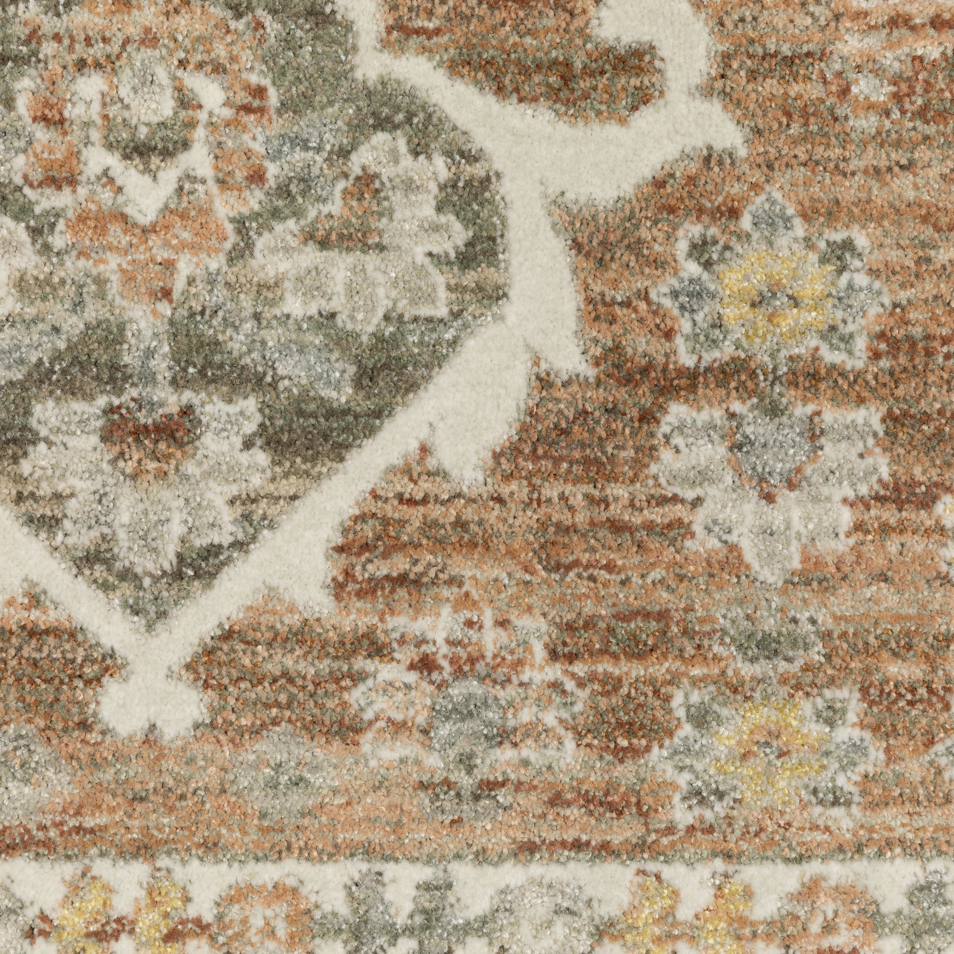 Oriental Weavers Keaton  Rust Green Traditional