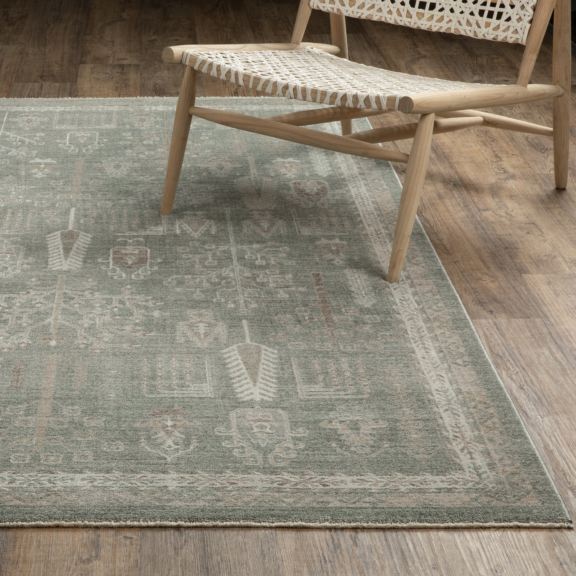 Oriental Weavers Keaton  Green Beige Traditional