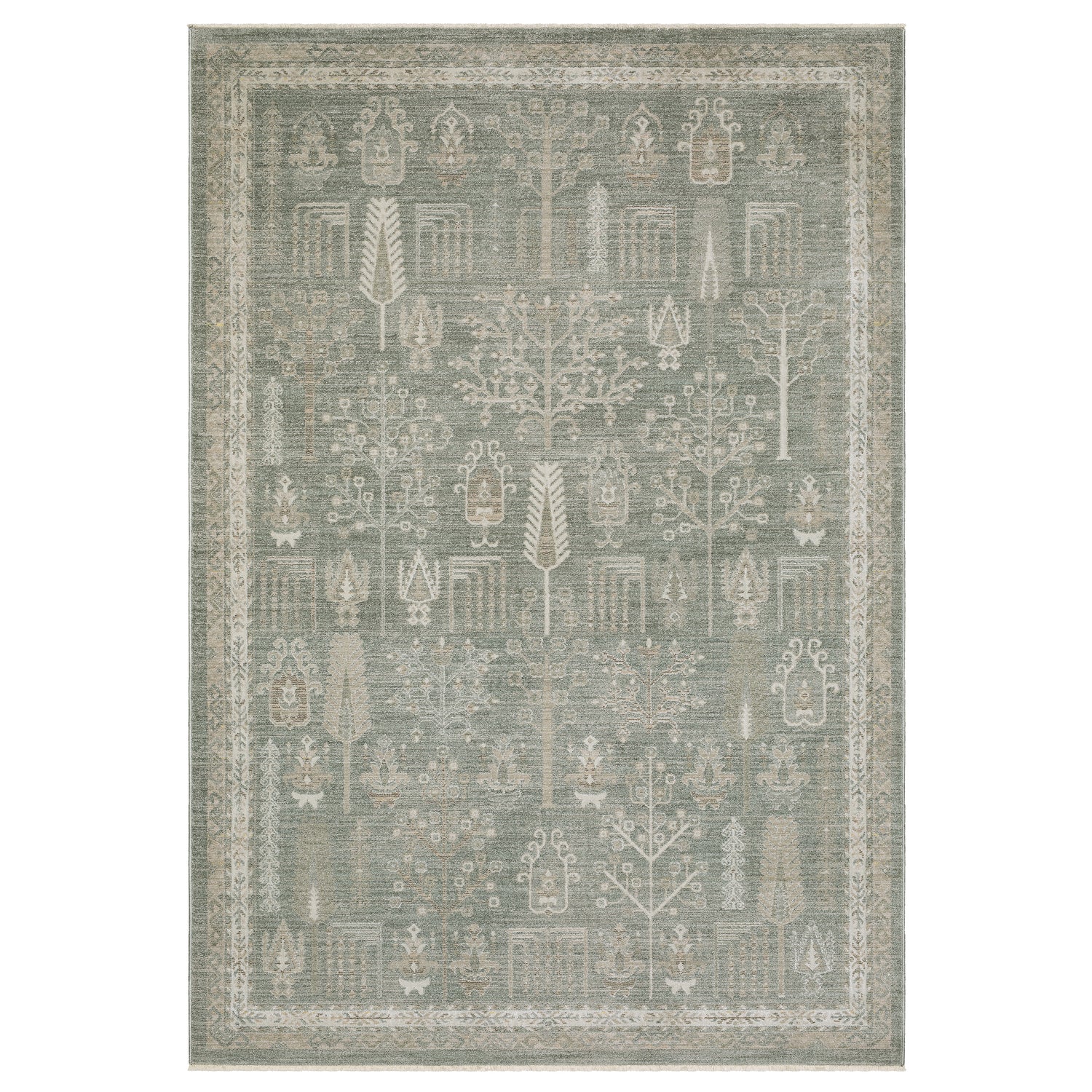 Oriental Weavers Keaton  Green Beige Traditional
