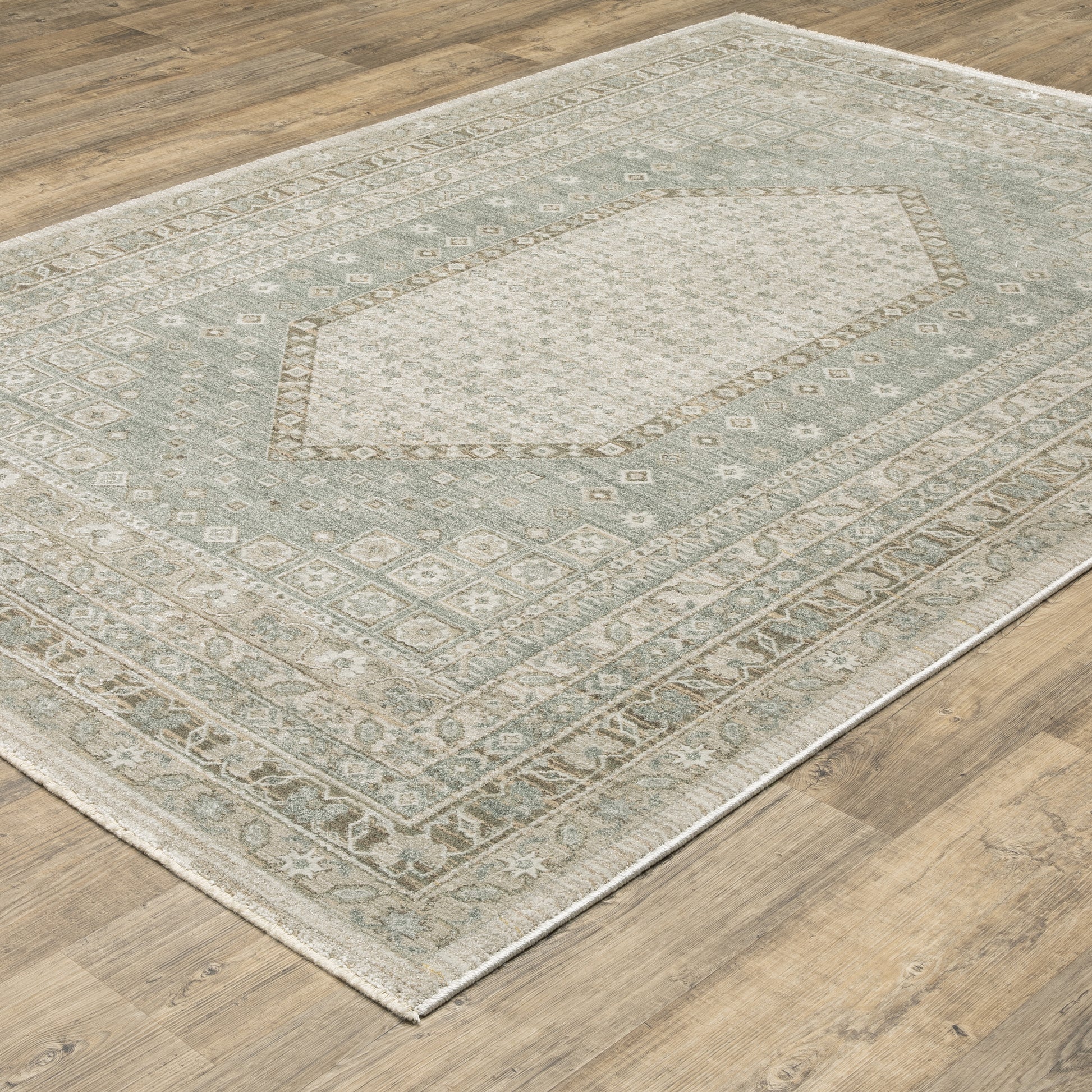 Oriental Weavers Keaton  Beige Green Traditional