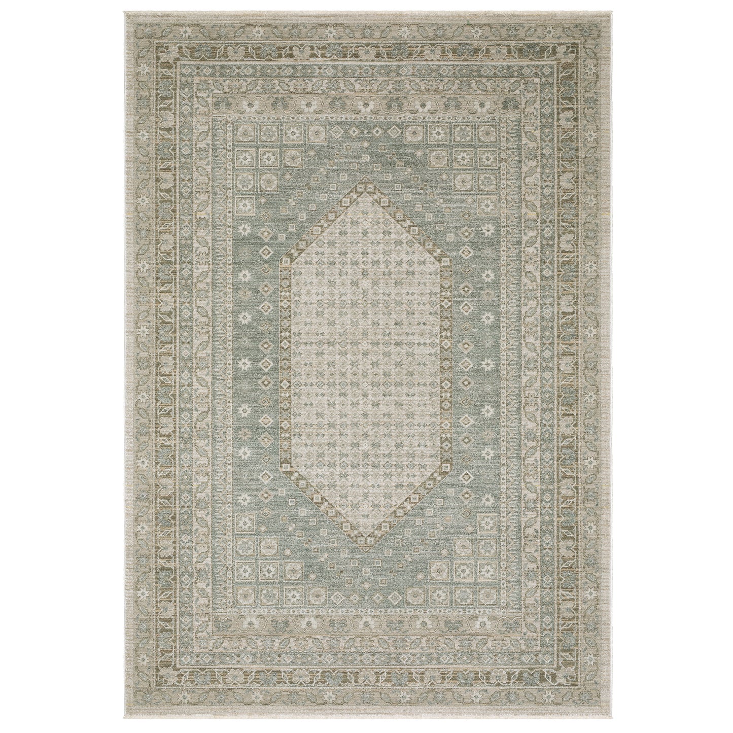 Oriental Weavers Keaton  Beige Green Traditional