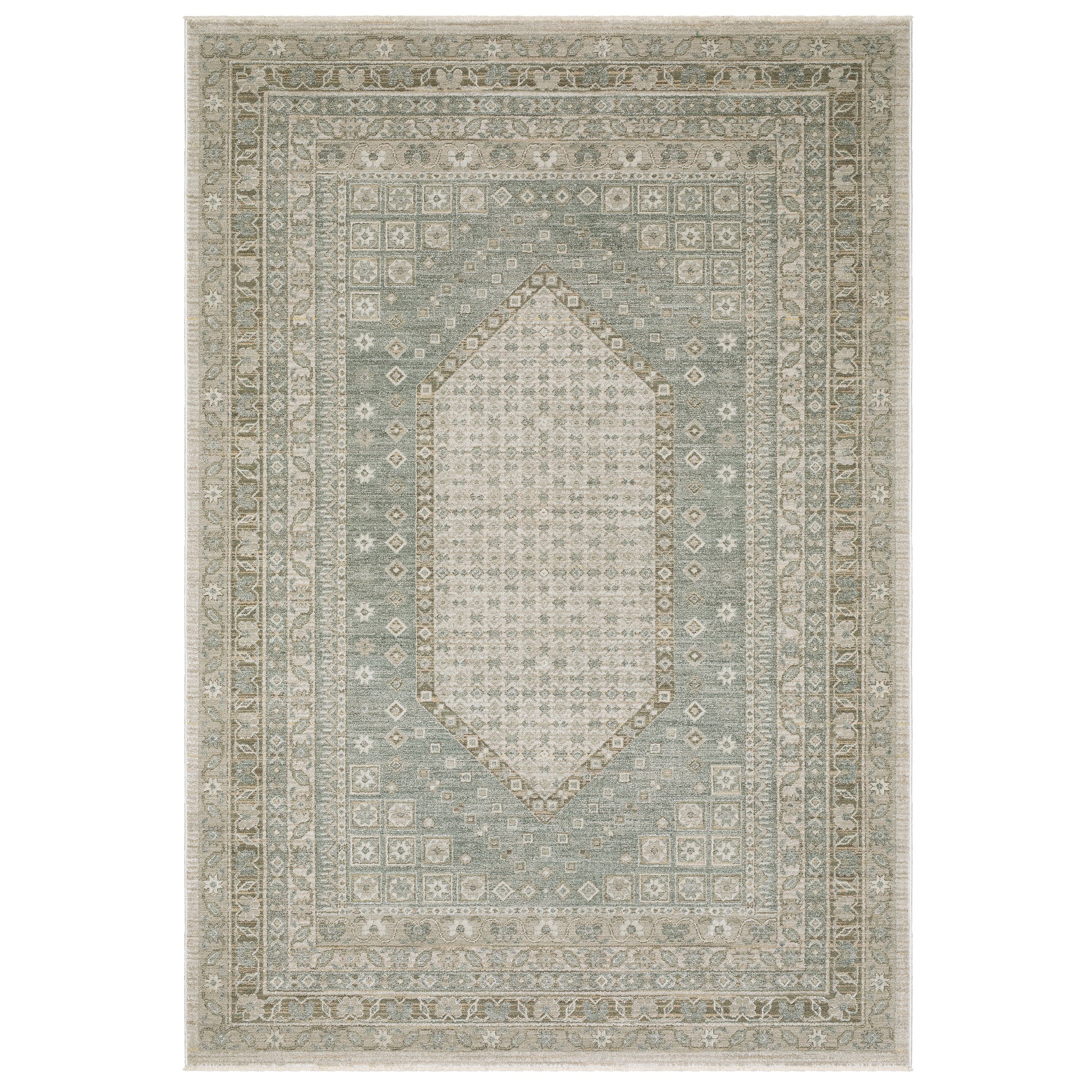 Oriental Weavers Keaton  Beige Green Traditional