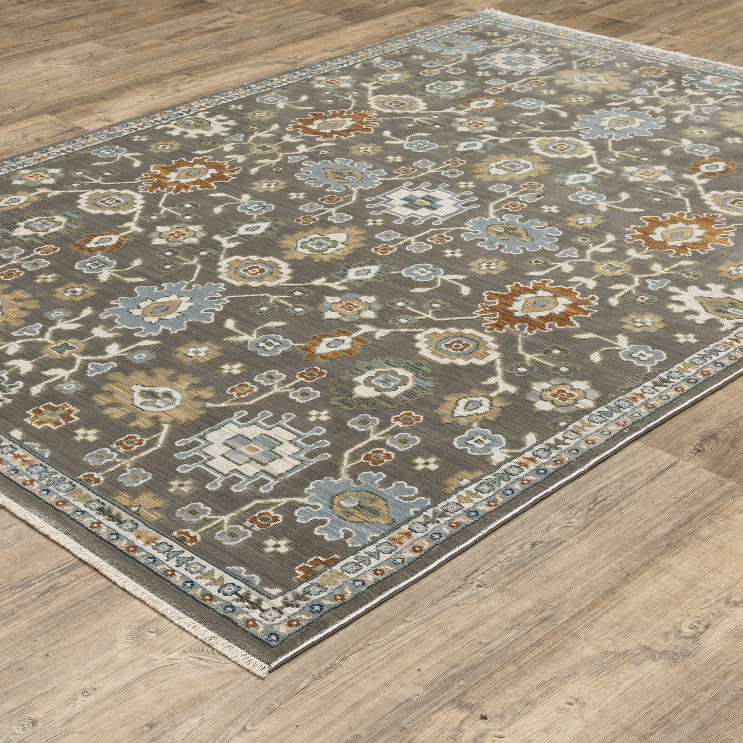 Oriental Weavers Keira  Grey Multi Traditional