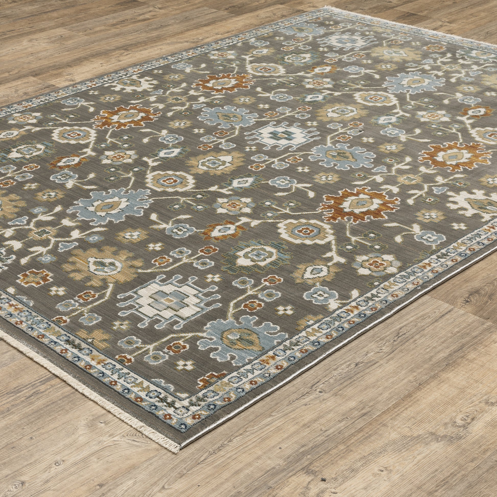 Oriental Weavers Keira  Grey Multi Traditional