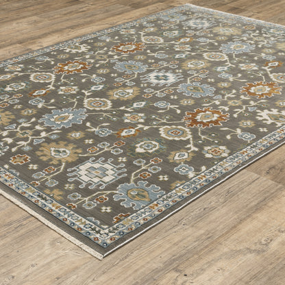 Oriental Weavers Keira  Grey Multi Traditional