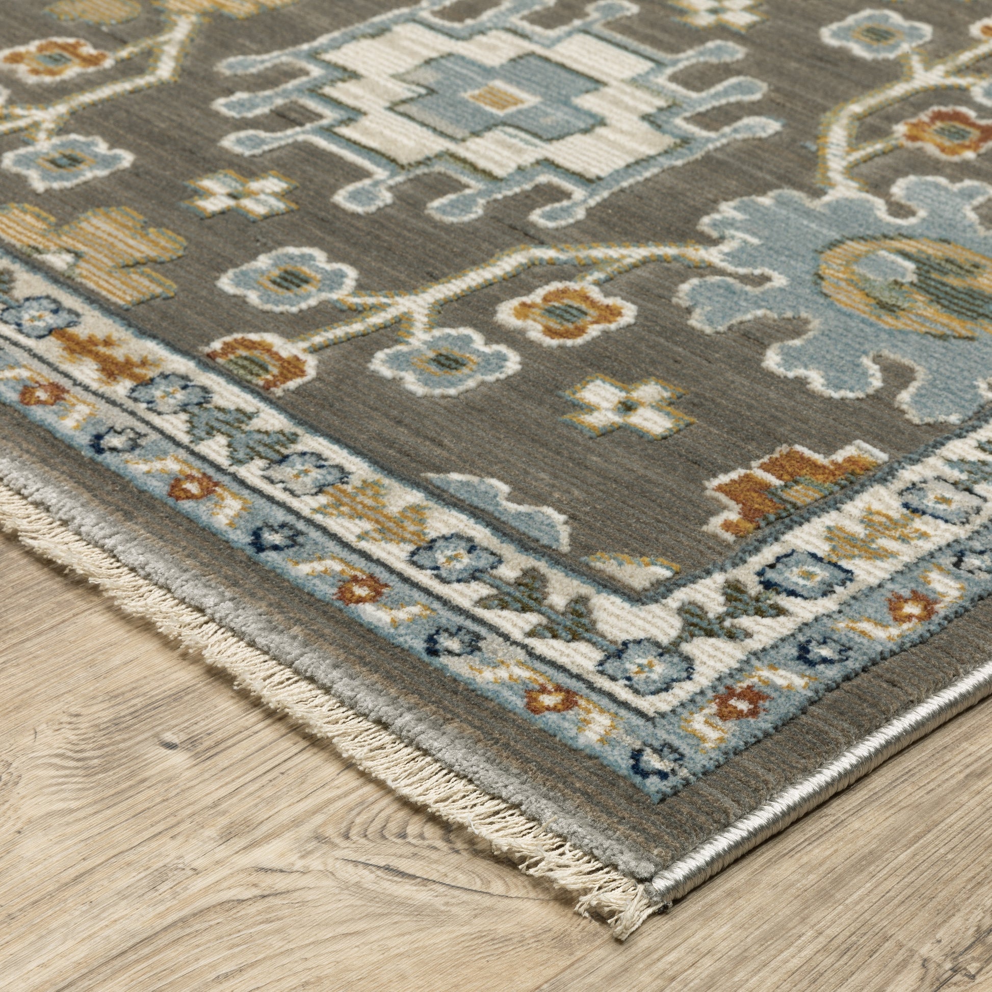 Oriental Weavers Keira  Grey Multi Traditional